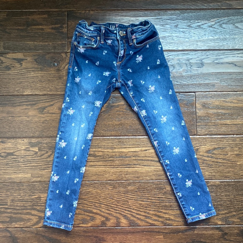 Gap Floral Skinny Jeans